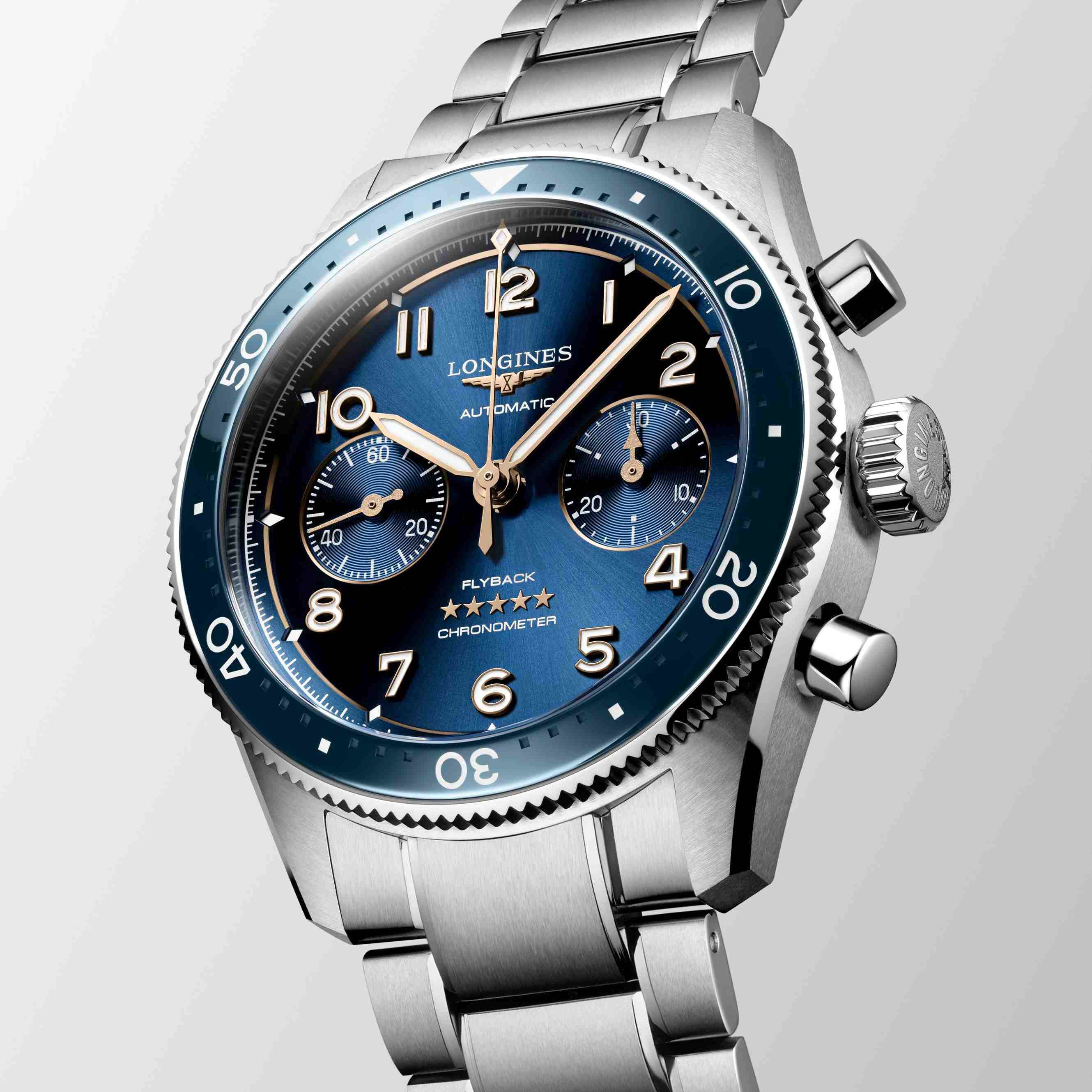 Longines Spirit Flyback Automatic Chronograph 42 mm Stainless